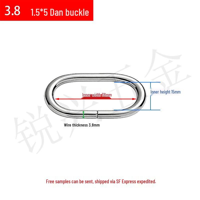 Metal D-Ring Oval Buckle for Luggage, Straps & Hardware Accessories