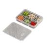 Transparent PP Plastic Sealed Kitchen Storage Box with Ventilation Lid For Fruits Vegetables And Leftovers