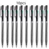 5 Out of 10 Ultra-Minimalist Retractable Ballpoint Pens, Featuring Blue-Black Ink Cartridges And Smooth Writing with a 0.7Mm Tip