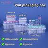 5PC 3/5/7/10mL Vial Storage Case Stackable Plastic Microtube Laboratory Vial Storage Box Clear Freezer Tube Box Diabetic Supplie