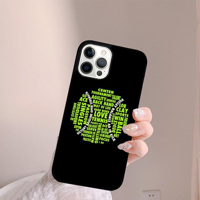 Tennis Ball Sport Phone Case For Apple iPhone 17 Air 11 Pro Max Plus SE2020 Coque For iPhone 17 Air 14 15 16 13 12 Max Cover