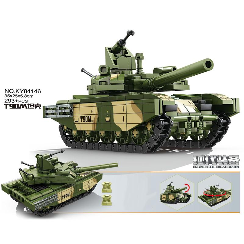 T-84 T-90M PT-91 M1 Abrams Battle Tank WWII Military  Infantry Fighting Building Blocks Sets Model Dolls Brick Toys Kids Gifts