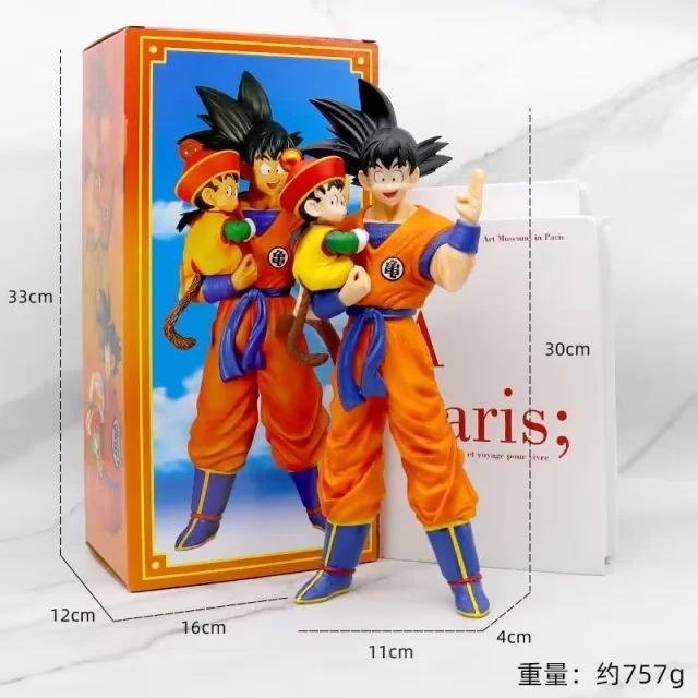 Super Saiyan, Childhood Gohan, Earth Warrior, Goku, Father and Son Hug, Model Ornament, Boxed Figure