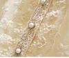 Women's Fleece-Lined Lace Top with Stand-Up Collar - Autumn/Winter Embroidered Mesh Long Sleeve Slim Fit Shirt