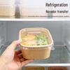 HANDUNYOU Disposable Kraft Paper Food Containers