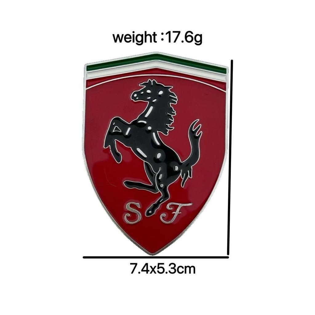 Premium Car Stickers: Ferrari, Porsche, Lamborghini Styles, Metal Finishes