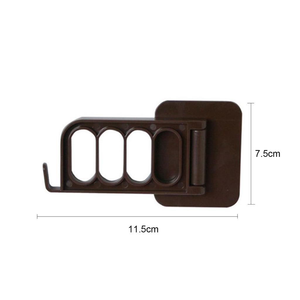 Wall Mounted Hanger Organizer Long-lasting Laundry Helper for Kitchen Living Room Bedrooms Bathrooms