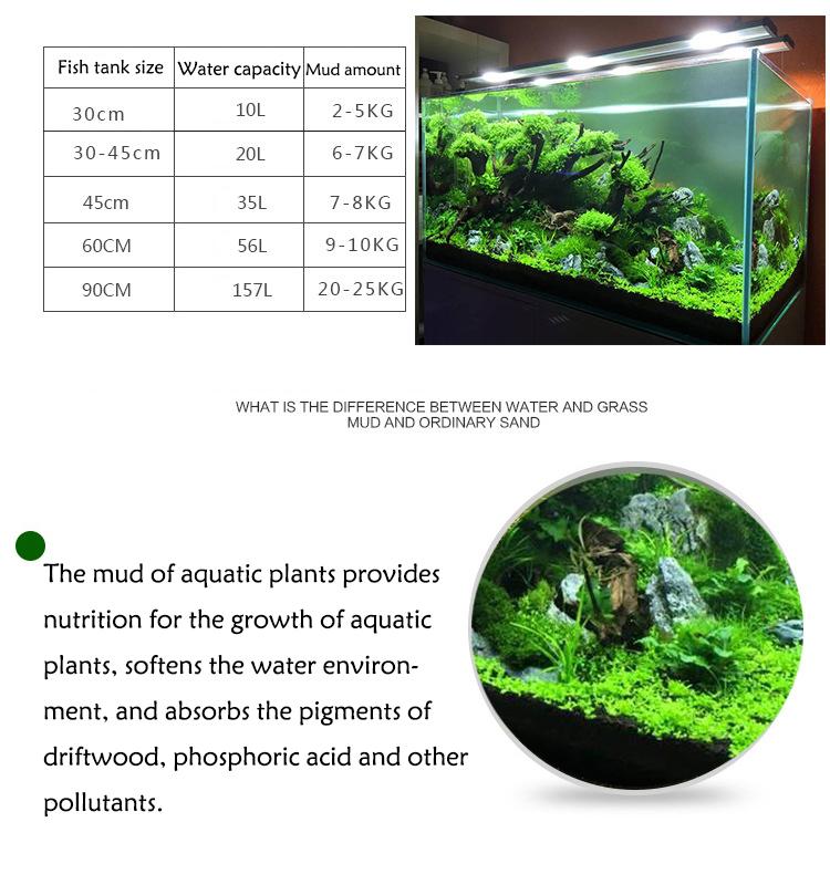 Aquarium Plant Seeds Soil Fishtank Substrate Sand Soil Fertilizer Mud For Fish Tank Plants Care Freshwater Aquarium Accessories