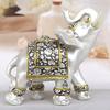 Handmade Elephant Statue Durable Resin Ornament Animal Sculpture Symbolizing Prosperity And Fortune