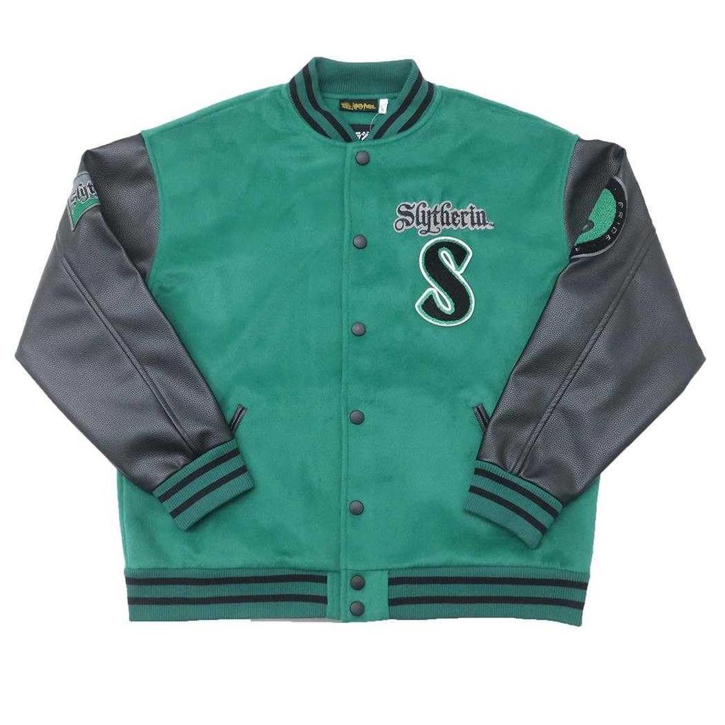 Marushin Stadionjacke Harry Potter Slytherin Logo WW Harry Potter Zauberwelt Hogwarts Universal USJ Verkleidungsartikel Stadionjacke Chara Pullover