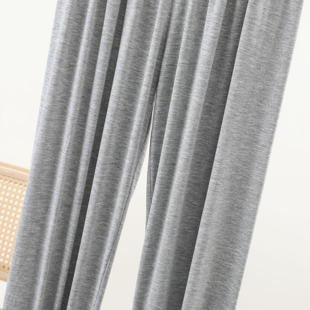 Dámské modalové harémové kalhoty s vysokým pasem - Jarní jednobarevné, volný střih na jógu, tanec a volnočasové sporty.