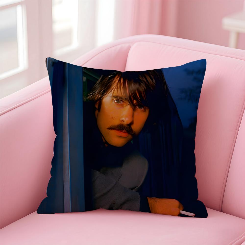 

JJason Schwartzman Cushion Cover Pillow Case Soft Friendly Fabric Concealed Zipper 30X30cm