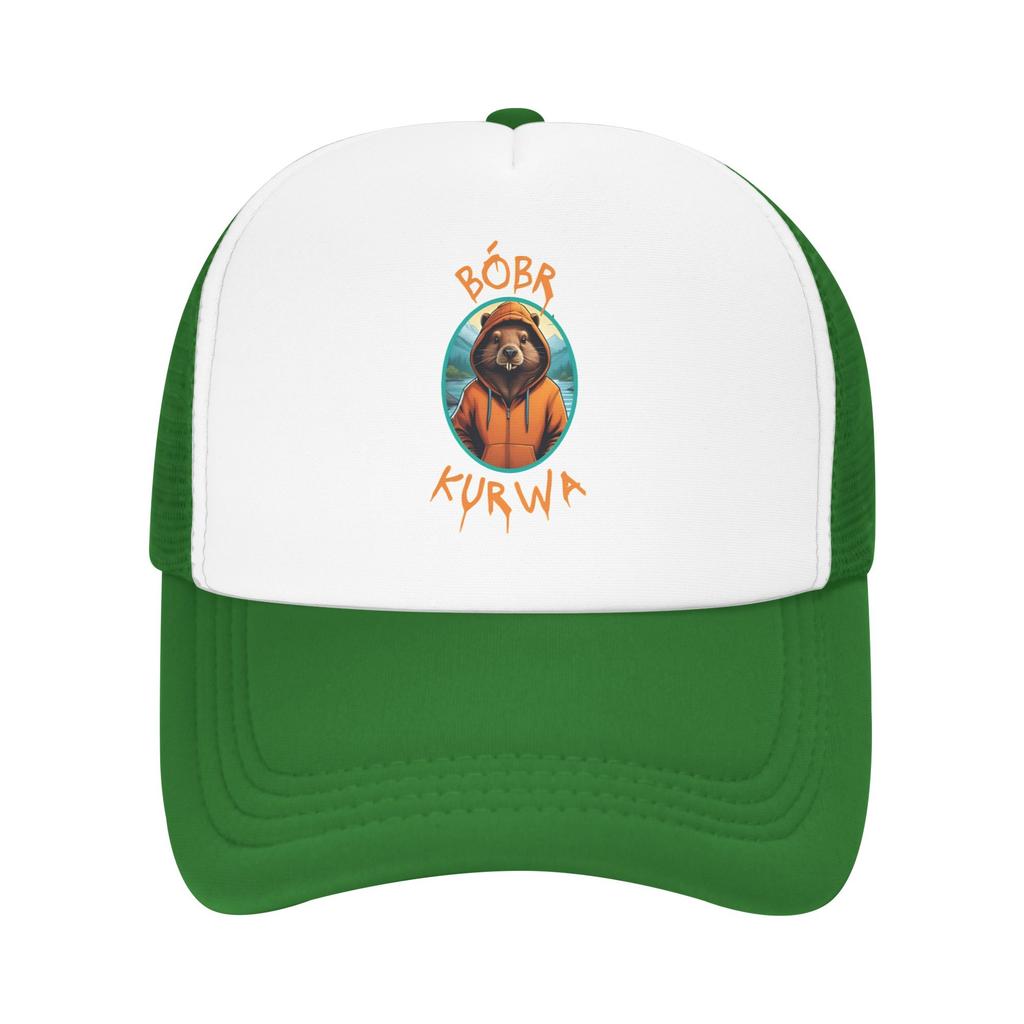 Bóbr Kurwa, The Polish Beaver  Mesh Sun Hats  Hiking Fishing Sun-Proof Baseball Caps Men Adult Streetwear Design Hip Hop Hats