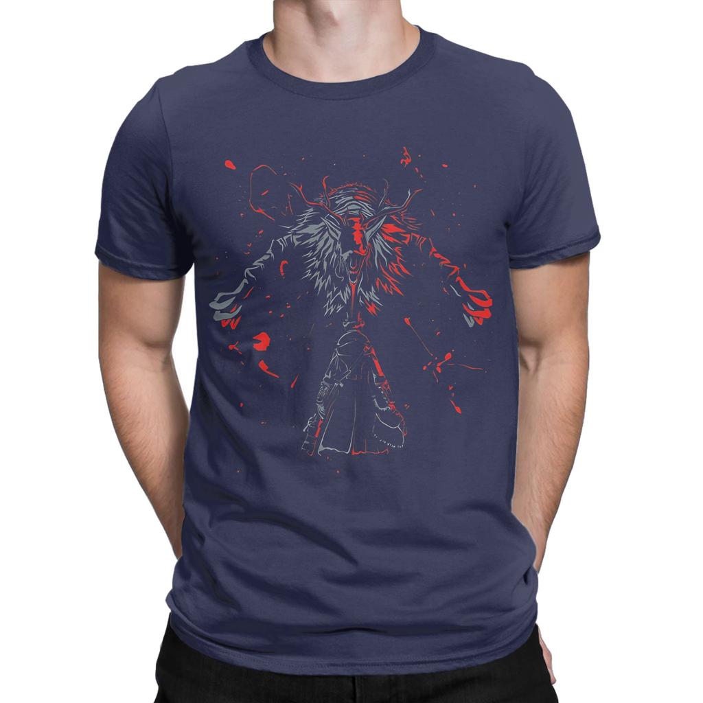 Vicar Amelia Unisex T Shirts Bloodborne Casual Tees Short Sleeve Round Neck Tshirt Cotton Gift Idea Clothing