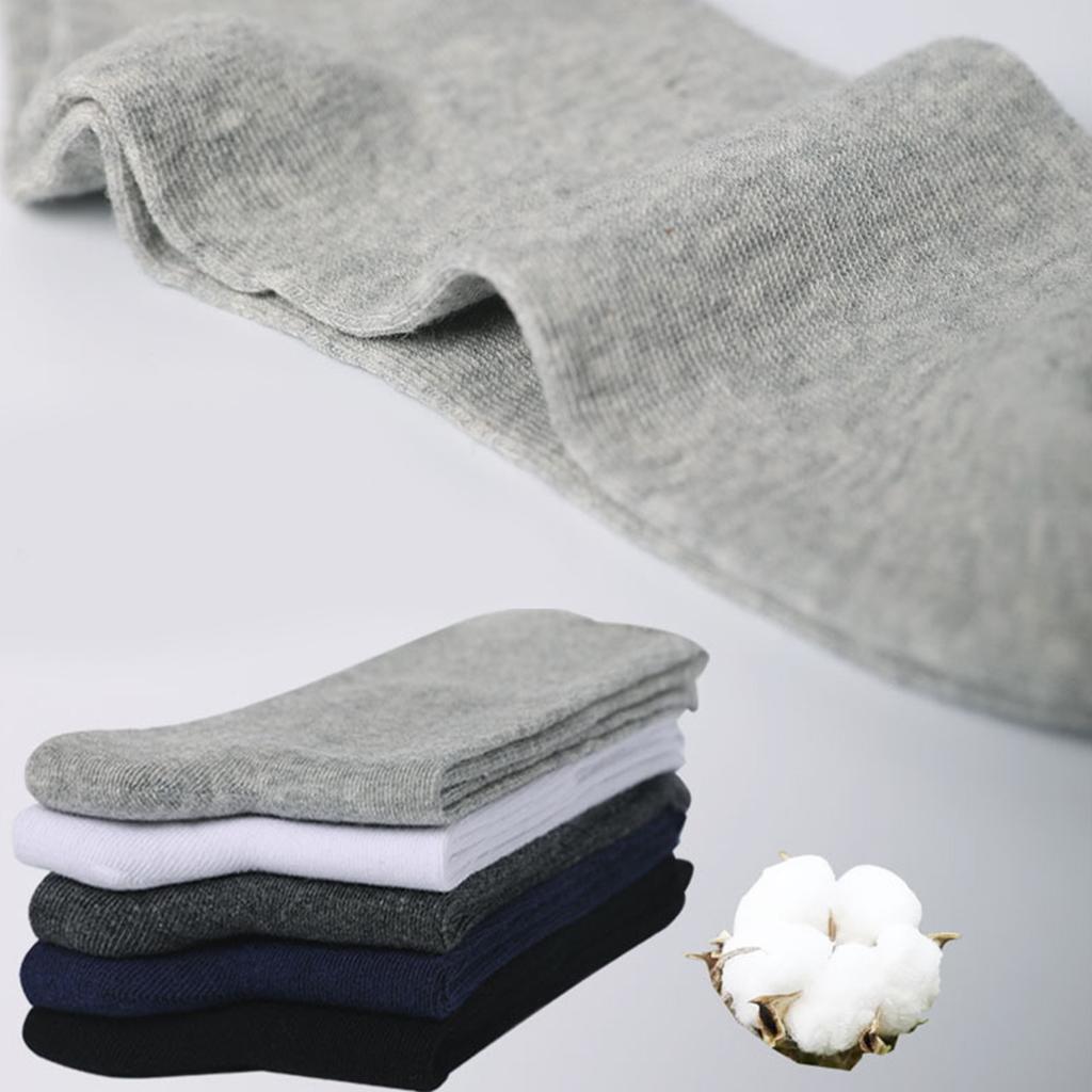 3 Pair Unisex Cotton Socks Wide Thin No Binding Top Breathable Extra Loose Solid Short Ankle Socks