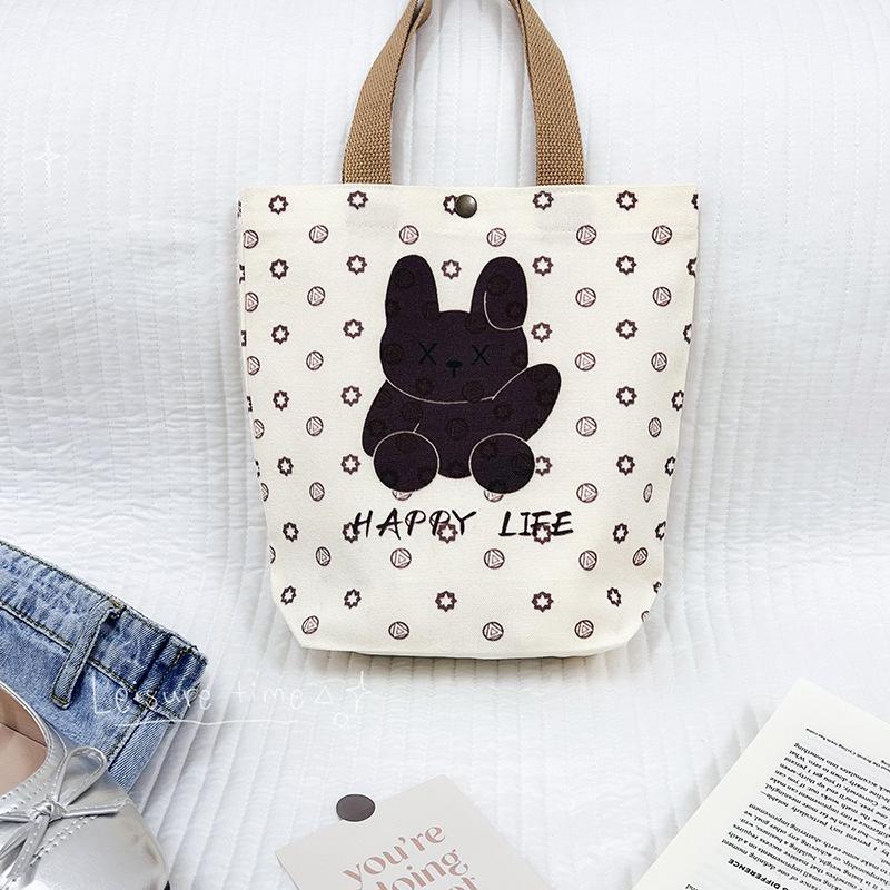 

Холщовая сумка-тоут мультяшная большая вместимость повседневная холщовая сумка для малышей детская сумка для подарков на день рождения для выхода маленькая сумка 27*25*8cm