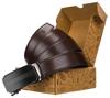 PU+leather strap 35 mm PTN AB35-115-03-PUL BROWN