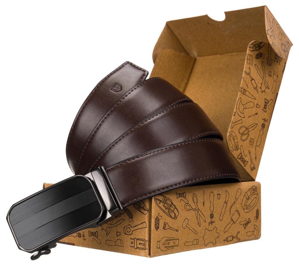 PU+leather strap 35 mm PTN AB35-115-03-PUL BROWN