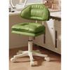 Liftable Rotating Beauty Stool with Backrest - Simplistic Design for Makeup and Nail Art