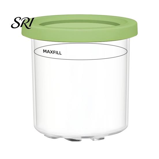 Tazza per Gelato NC300 Ninja Creami Compatibile con Serie NC299AM NC300s NC301 Contenitore Trasparente Ermetico Riutilizzabile Ricambio Lavabile in Lavastoviglie