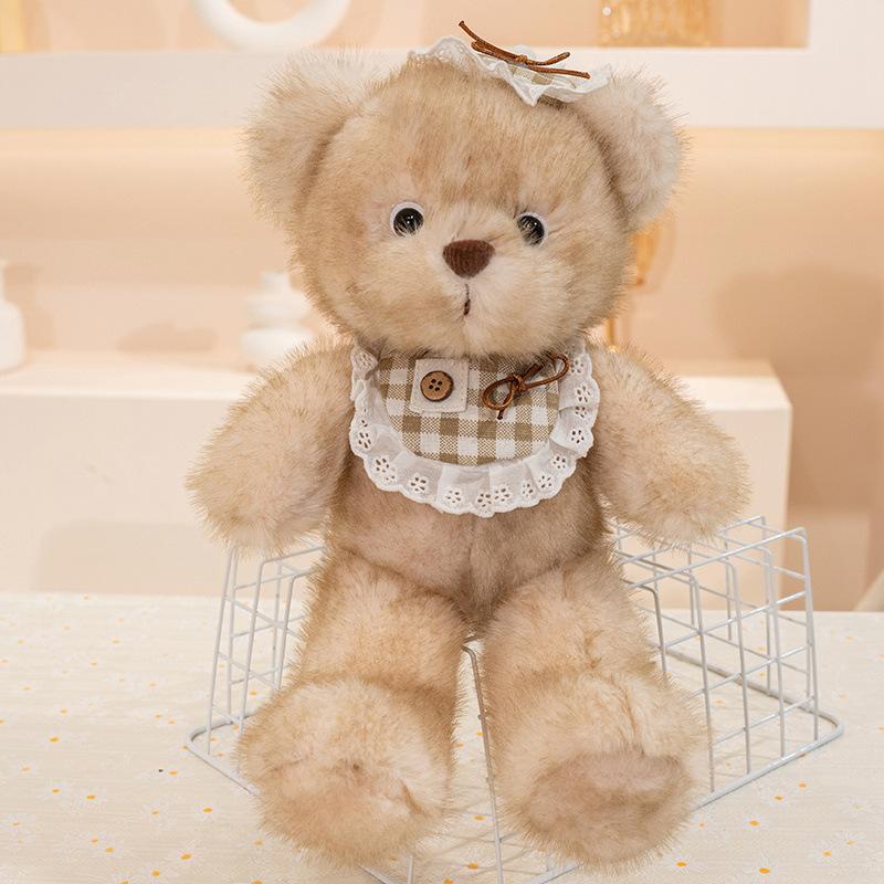 Maillard Teddy Bear Doll Dressed Plush Toy Cute Bear Hug Bear Doll Girl Holiday Gift