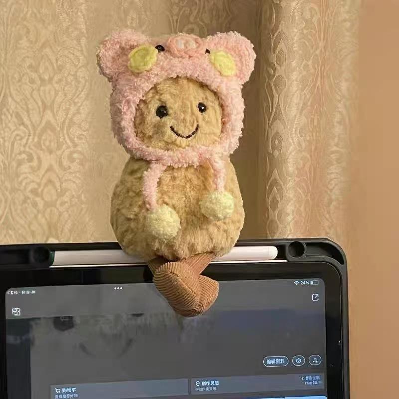 British j peanut doll fun peanut doll throw pillow plush toy bag plush pendant peanut