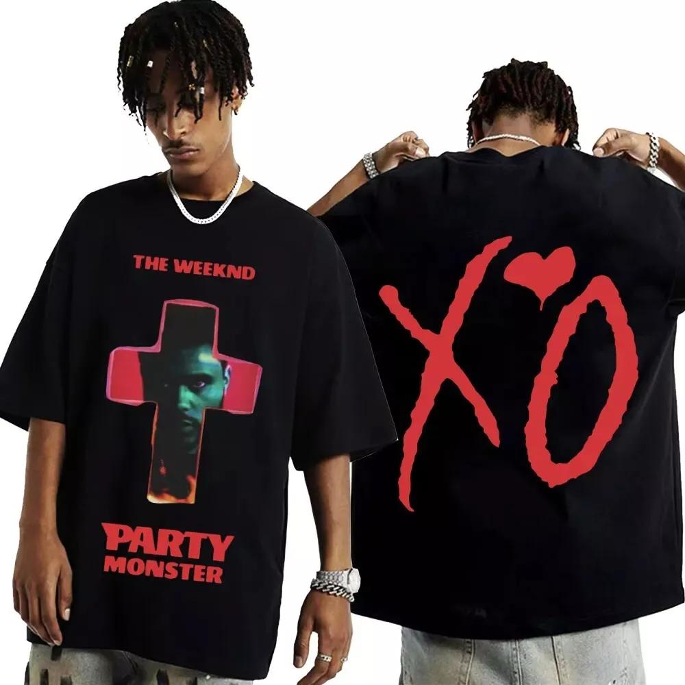 

The Weeknd XO После работы до рассвета Вечеринка Монстр Красивая женщина на футболке Лето Новая мода Мужская и женская футболка S