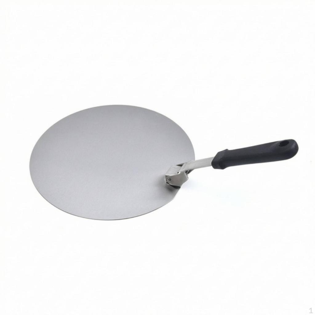 Pizza Peel Stainless Steel with Handle Round Oven Tool for Home Cooks 10 Inch