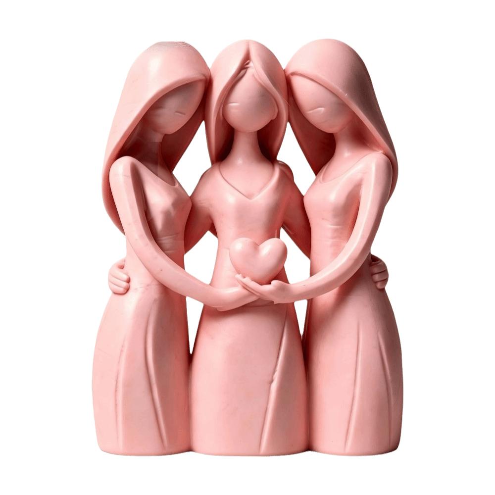 Desk Ornaments Mother Daughter Figurine 3D Printed Sisters Friendship Statue Affection Display