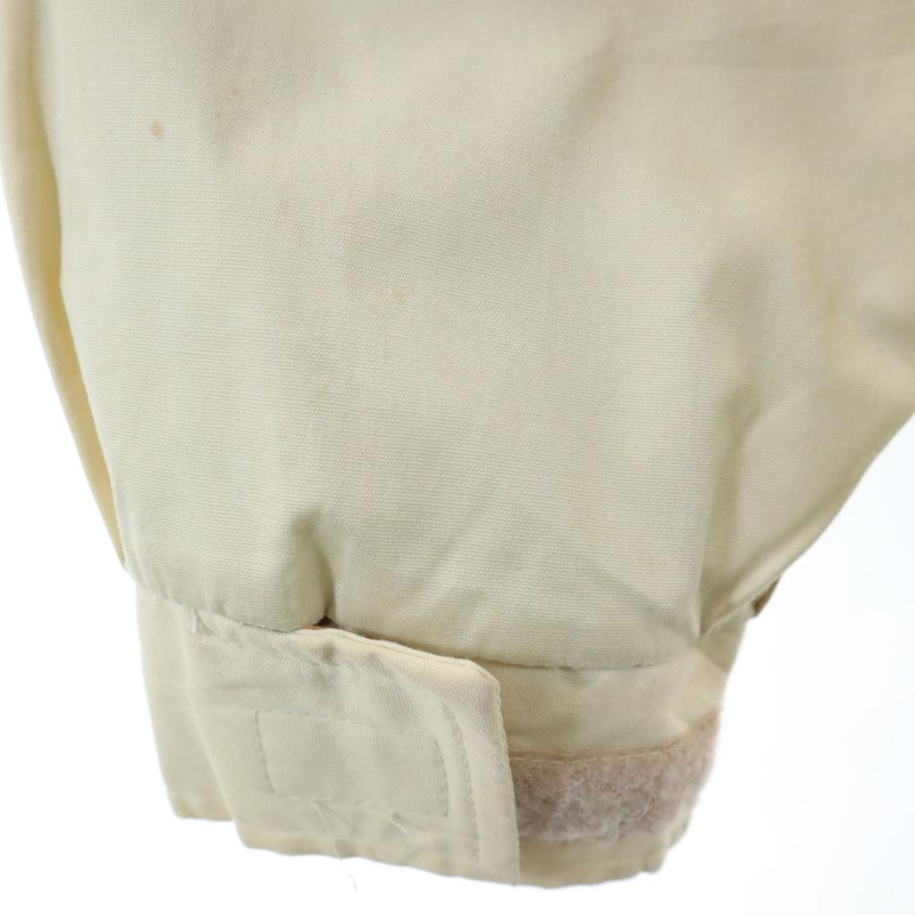 WOOLRICH 70s Vintage White Tag Mod coat XL Ivory TALON ZIP Men's Used
