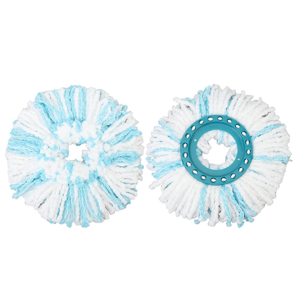 2 Pcs Rotate Mop Replacement Head 360 Degree Spin Mop Highly Absorbent Microfiber Refills Head Easy