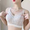 Anti-sagging Secondary Lactation Bra Women's Gathering Bra Beautiful Back Traceless Bra Large-sized Underwear for Ladies Push Up Bra