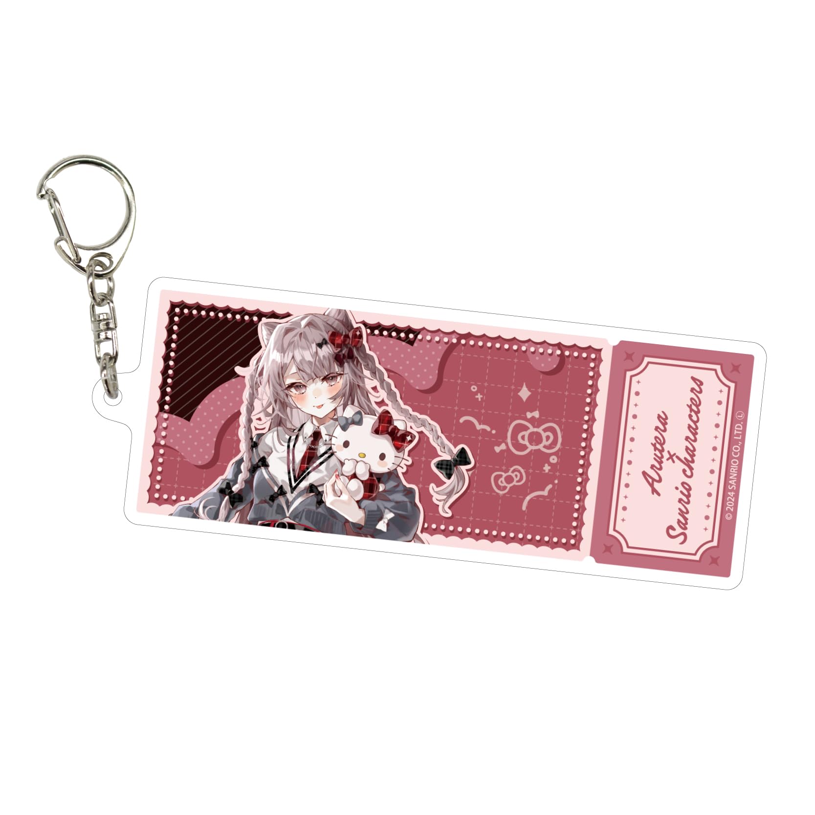 

Altera x Sanrio Characters 01 Hello Kitty Large Acrylic Keychain [Collaboration Illustration]