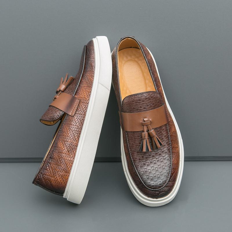 Fashion Fashionable Tassel Shoes From The United States Men Casual Comfortable Casual Shoes Men Business Travel Driving Shoes in 38-46