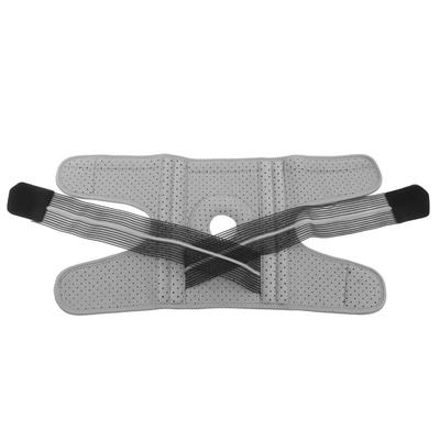 Band Knieprotektor Atmungsaktiv Bequem Grau 3D-Schnitt Ergonomisches Design Regulierbar Schützende Knieschoner für Erwachsene