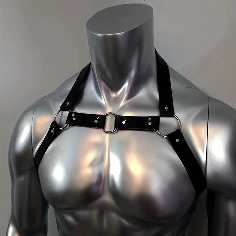 Men'S Fun Sexual Chest Leather Harness Belts Hipster Men'S Strap Chest Strap Men'S Strap Leather Harness Clothing Accessories
