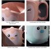 Cartoon Plastic Cup Lightweight And Cute Shatter-Proof Kids Drinking Mug Cup Portable For Travel Teeth Brushing 330ml