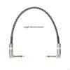 Guitar Cable,Right Angle,Stable,Lightweight,Replacement for Effects Pedal Braided