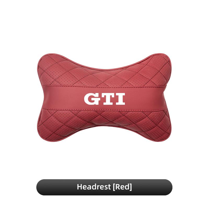 Car Seat Head Support Cushion Lumbar Pillow Interior Accessories / Hub Cap For VW R Golf Touran Octavia Motion GTI Polo Auto MK7
