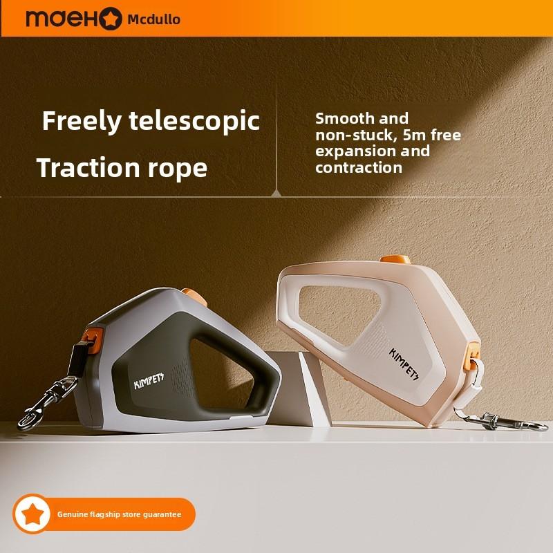 Pet Traction Rope With Automatic Scalability And Letter Design For Outdoor Walks