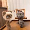 Cute Cat Plush Doll Toy Pendant For Women Backpack Car Hangings Ornament Accessories Gifts
