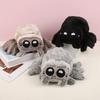 Simulated little spider doll gift for friends plush toy creative black and white spider doll claw machine doll