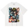 230 Gsm 100% Cotton Fire Force V2 Print Unisex Heavy Cotton T Shirt