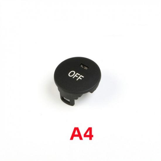 1pcs Black ABS Car Front AC Control Switch Button Trim For BMW 5 E60 E61 2003-10