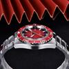 PAGANI DESIGN New 43MM Red Dial Men's Mechanical Watch Sapphire Glass Stainless Steel Waterproof Automatic Watches for Men