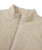 West Grand Boulevard Poche Corduroy Padded Vest Cream Beige