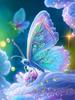 DIY 5D Diamond Painting "Animal Butterfly" Full Round Square Diamond Embroidered Water Diamond Picture Decoration Festival Gift