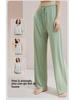 Women's Summer Modal Loose Wide-Leg Pajama Trousers - Breathable and Outdoor-Friendly Ice Silk Home Pants.