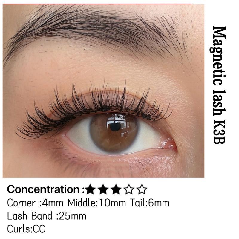TOP in World Eyelash Supplier of Magnetic Eyelash of Handmade Friendly Band No Glue Liner Magnetic Lash Vendor Cat Eye&Mix
