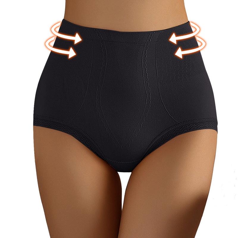 

Жіночі трусики з високою талією, штани для живота, жіночі дихаючі трусики, що формують тіло, пояс, що підтягує сідниці. XL чорний
